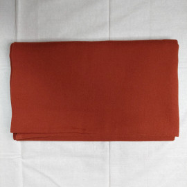 Ткань костюмная (шерсть), цвет рыже-кирпичный, 138х112см. СССР.